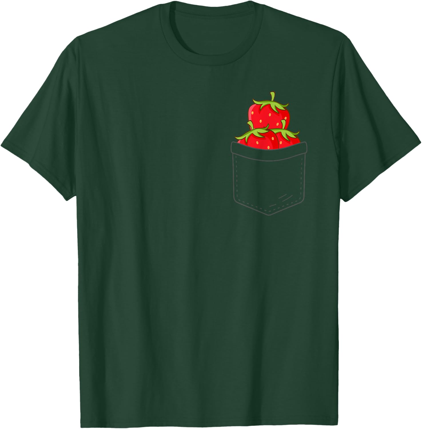 Cute Strawberrry Design Women Strawberry Fruit Lover T-Shirt - T-Shirt | Forest