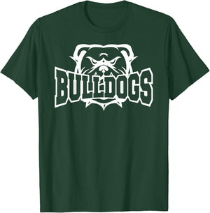 Bulldogs School Sports Fan Team Spirit T-Shirt - T-Shirt | Forest