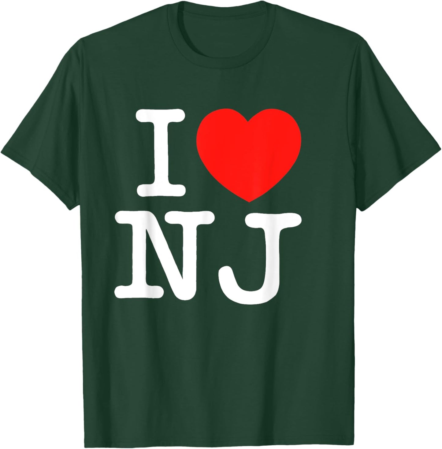 I heart NJ T-Shirt - T-Shirt | Forest