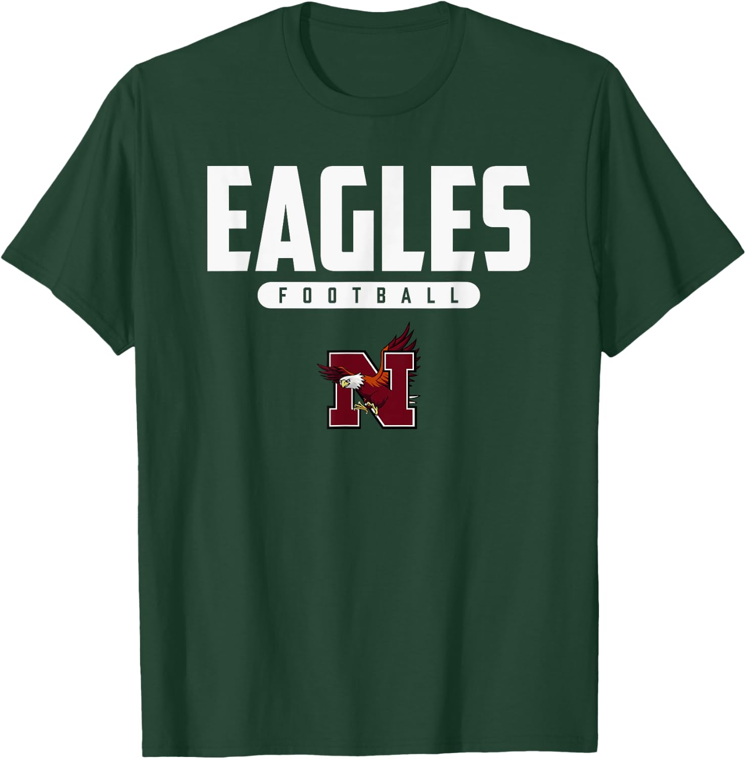 Niceville Eagles Logo Football HS T-Shirt - T-Shirt | Forest