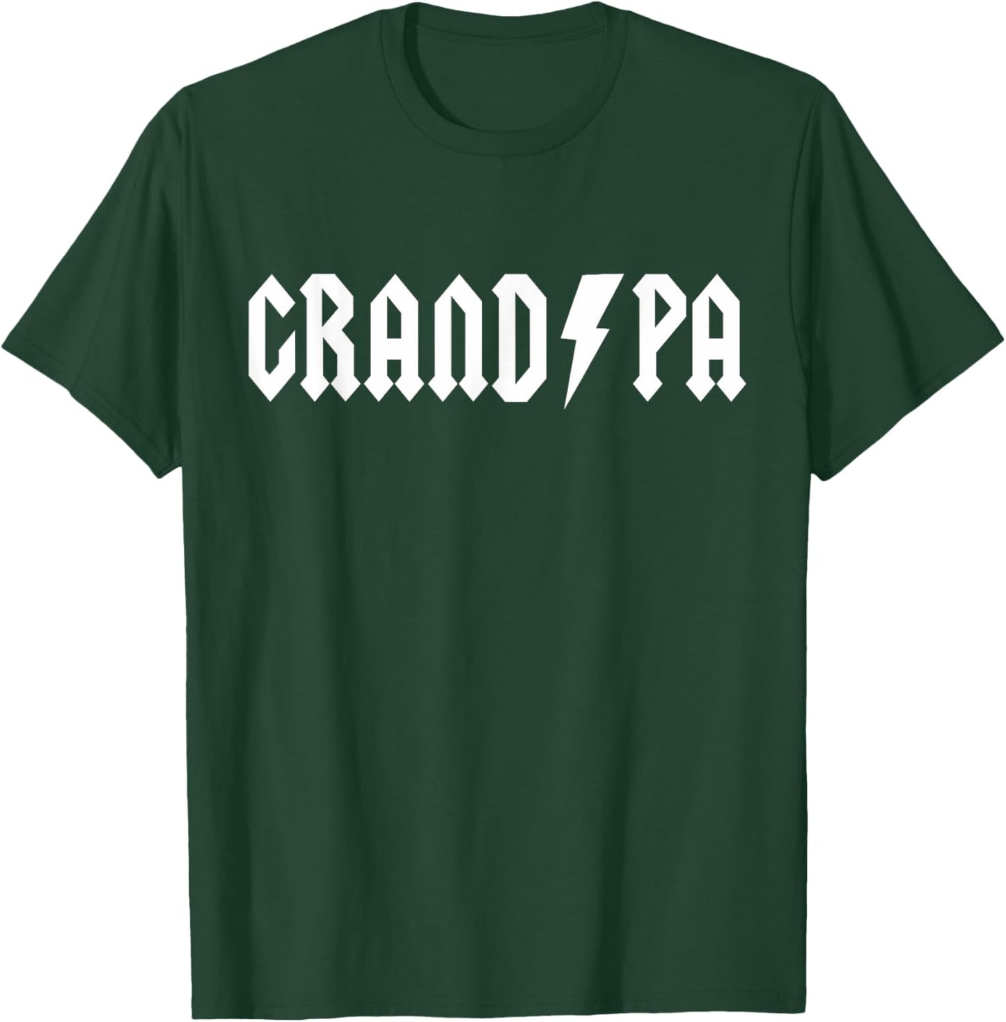 Rock n Roll Grandpa Birthday Rock Star Matching Family T-Shirt - T-Shirt | Forest