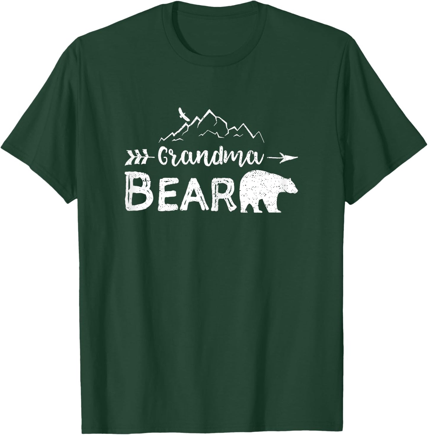 Grandma Bear Shirt Matching Family Grandparents Camping Gift T-Shirt - T-Shirt | Forest