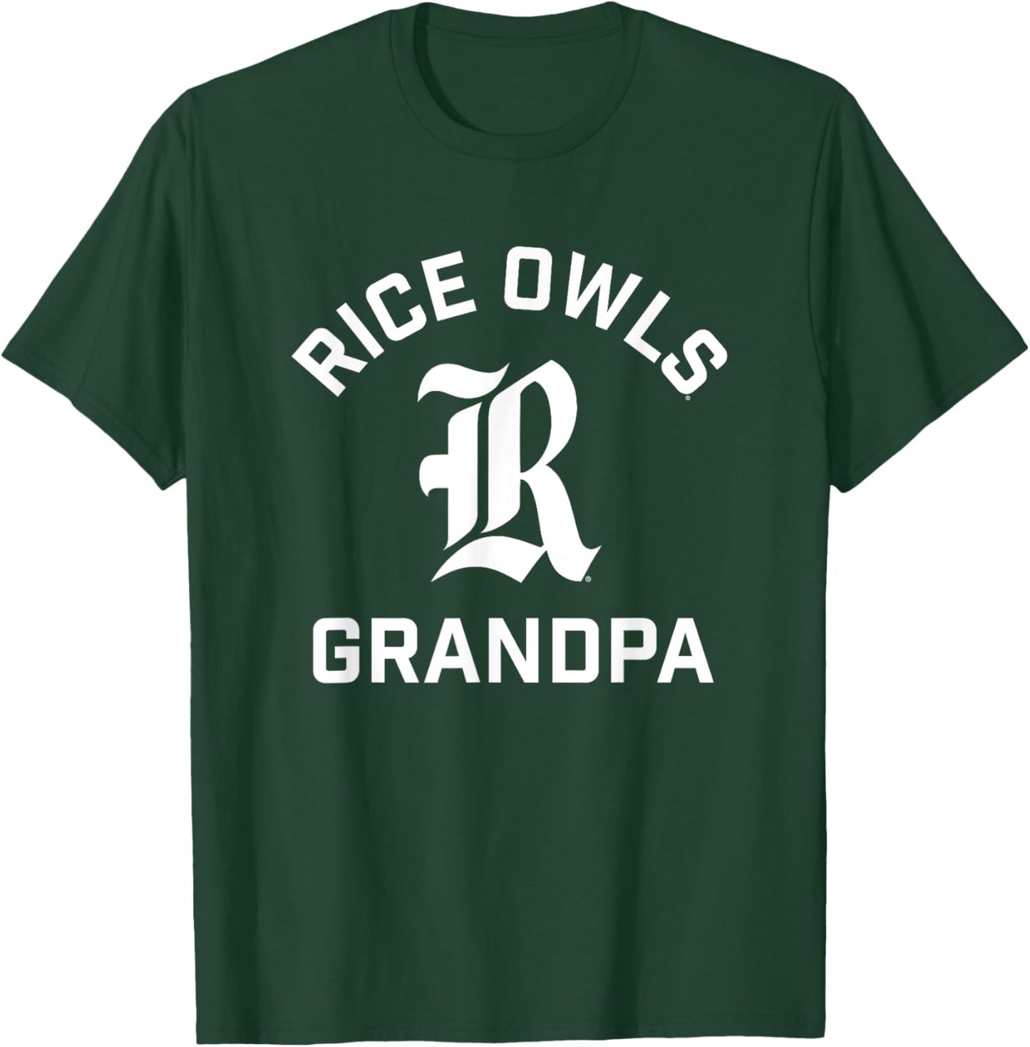 Rice University Owls Arched Grandpa T-Shirt - T-Shirt | Forest