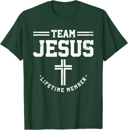 Christian - Team Jesus 03 Faith Hope Love T-Shirt - T-Shirt | Forest
