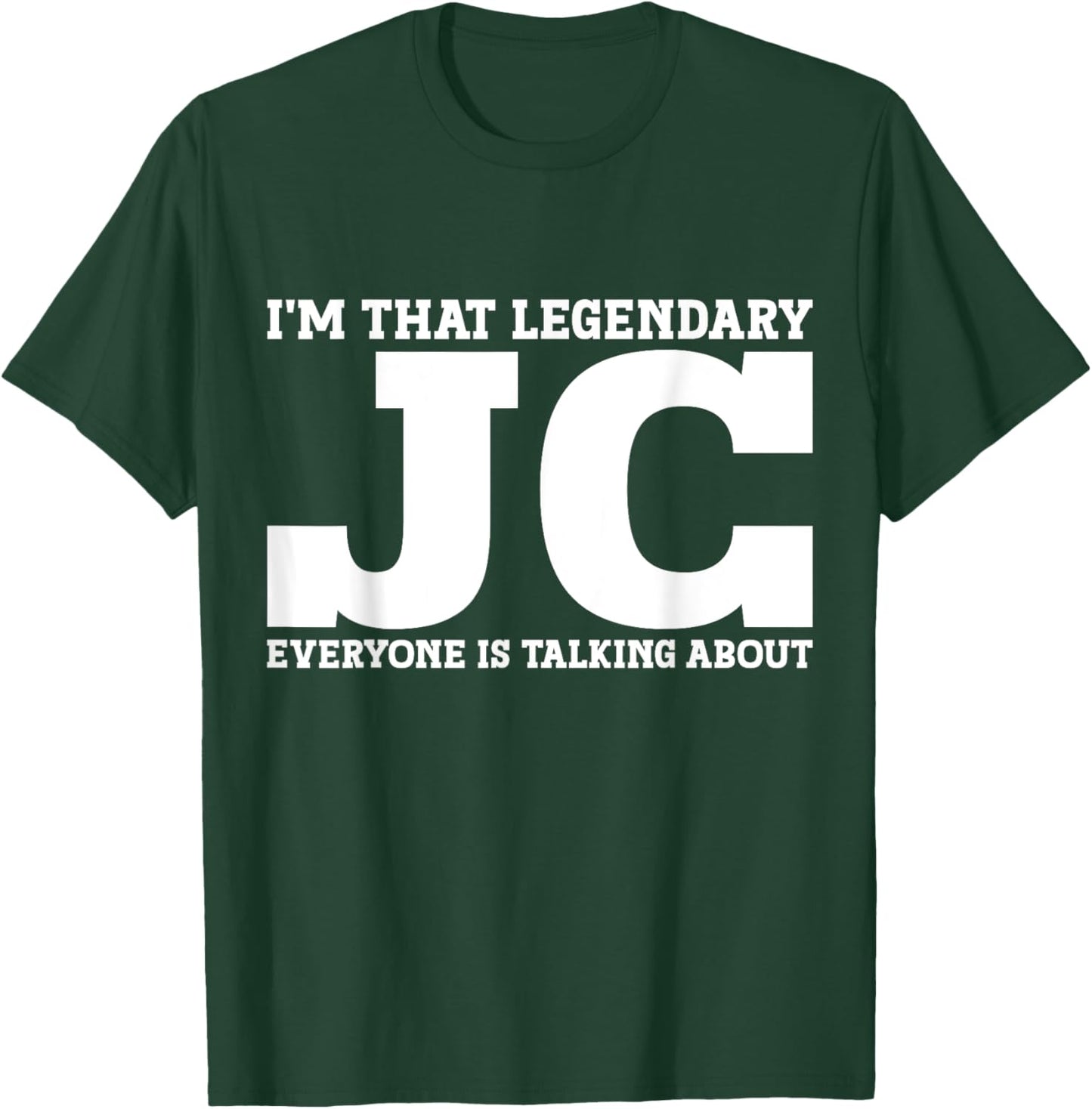 Jc Personal Name First Name Funny Jc T-Shirt - T-Shirt | Forest