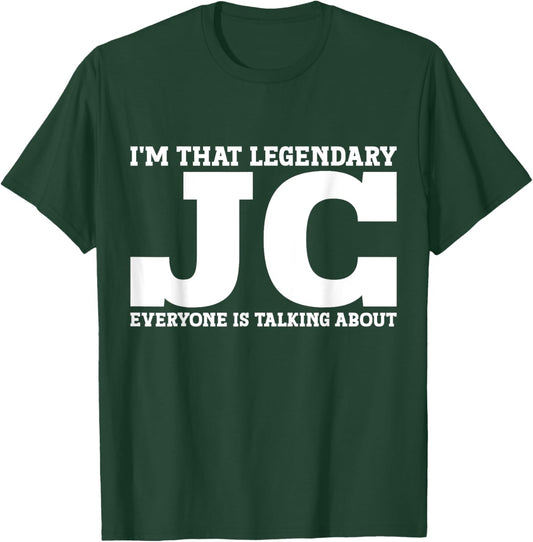 Jc Personal Name First Name Funny Jc T-Shirt - T-Shirt | Forest