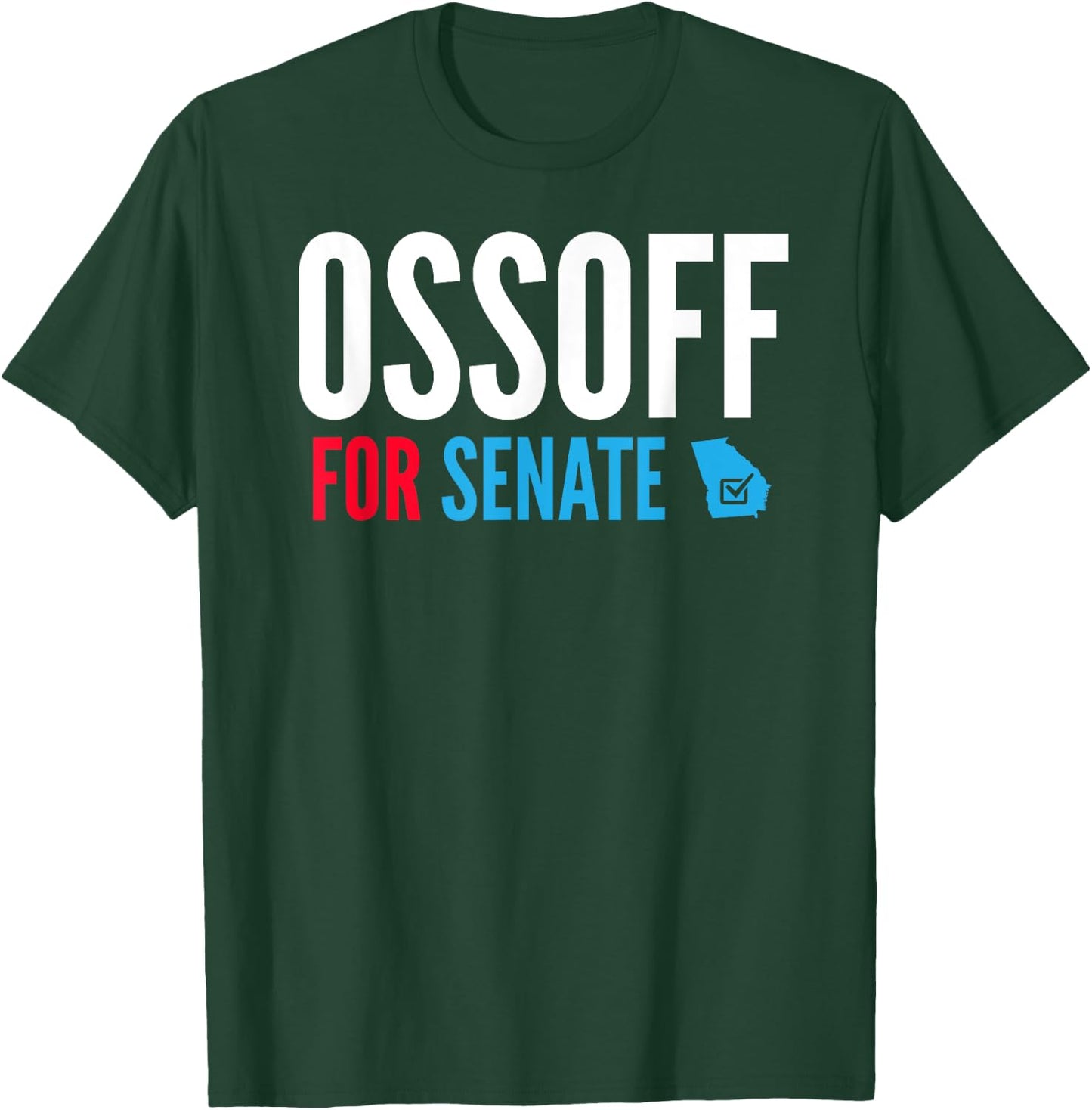 Jon Ossoff for Senate Georgia Runoff Vote T-Shirt - T-Shirt | Forest