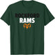 Rockford Rams Logo Bold HS T-Shirt - T-Shirt | Forest