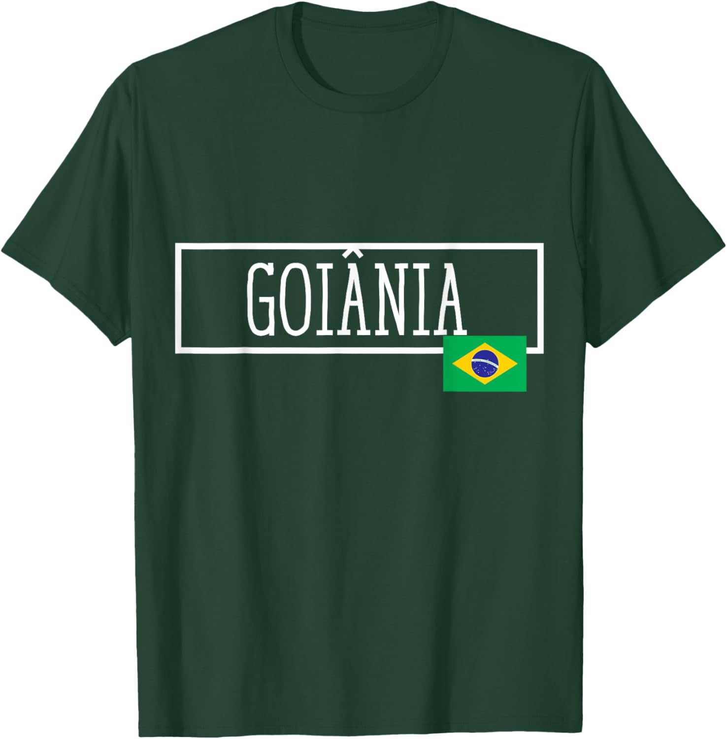 Goiania Brazil Country City Brazilian Fun Women Men Gag T-Shirt - T-Shirt | Forest