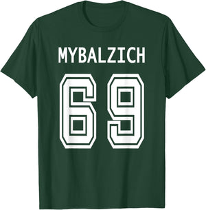 Sports Player Mybalzich 69 Funny Adult T-Shirt - T-Shirt | Forest