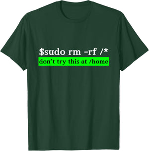Funny Kali Linux Command for Coders Programmers Hackers T-Shirt - T-Shirt | Forest