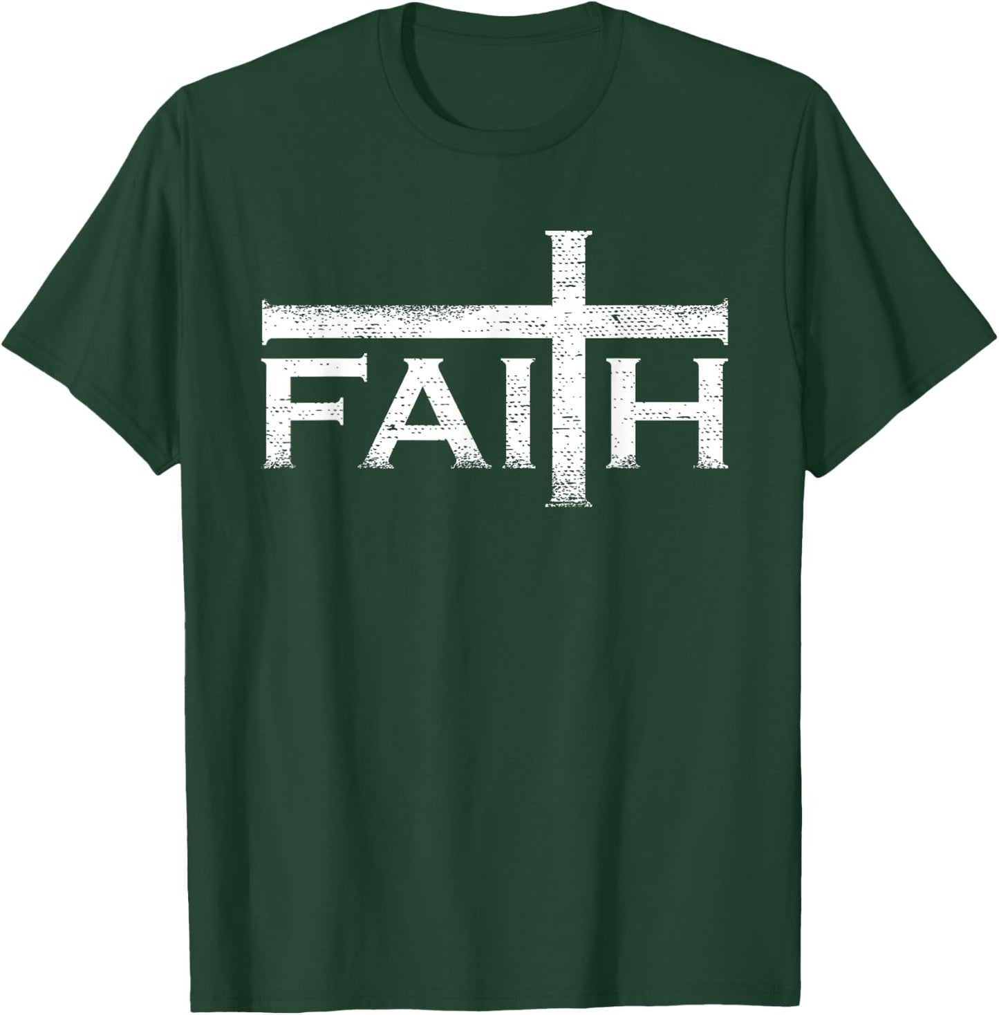 Christian Faith And Cross Jesus Believer Gift Women T-Shirt - T-Shirt | Forest