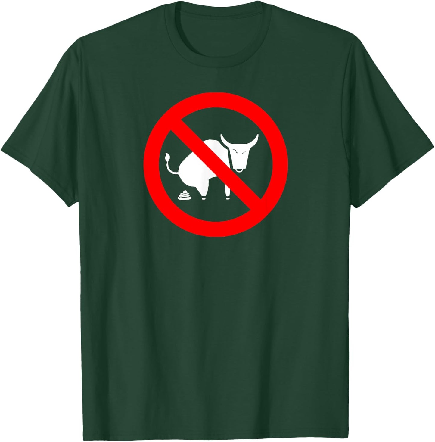 No Bullshit Teez -Adults Black Cotton Blend Short Sleeve Small T-Shirt - T-Shirt | Forest