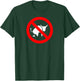 No Bullshit Teez -Adults Black Cotton Blend Short Sleeve Small T-Shirt - T-Shirt | Forest
