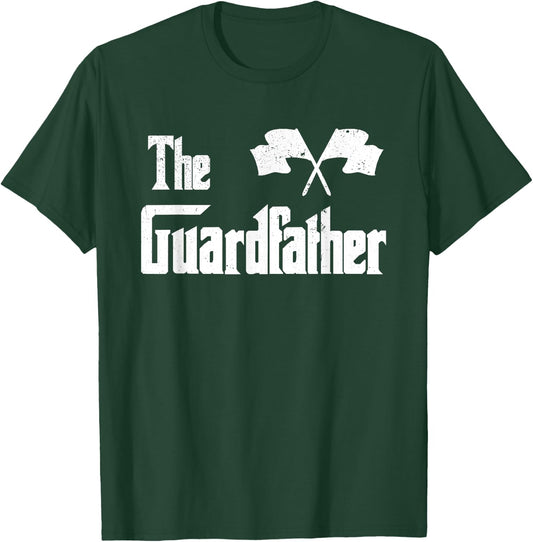 The Guardfather Funny Meme Colour Guard Proud Dad Colorguard T-Shirt - T-Shirt | Forest