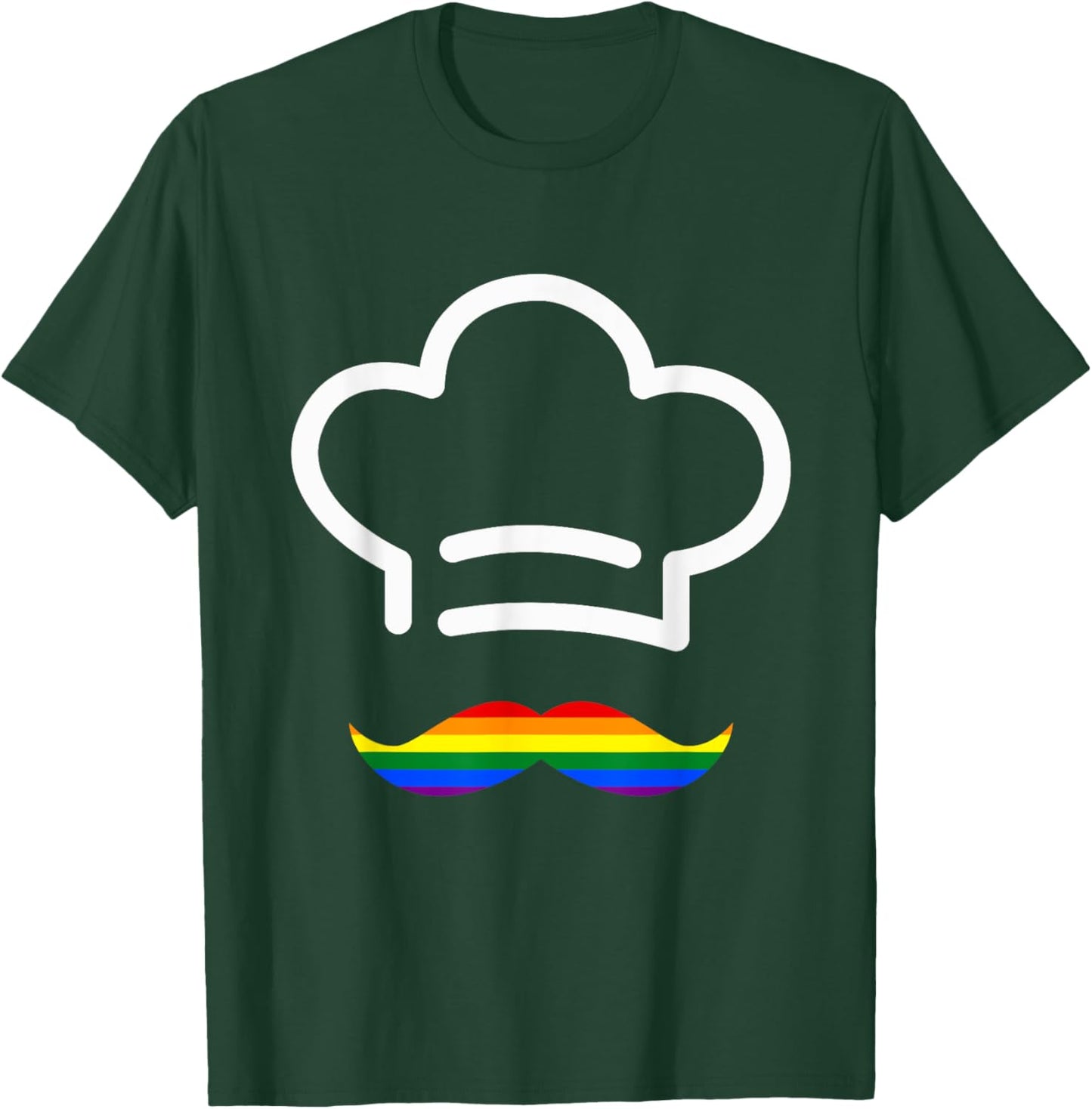 Cook Chef Funny LGBQT GAY Kitchen T-Shirt - T-Shirt | Forest