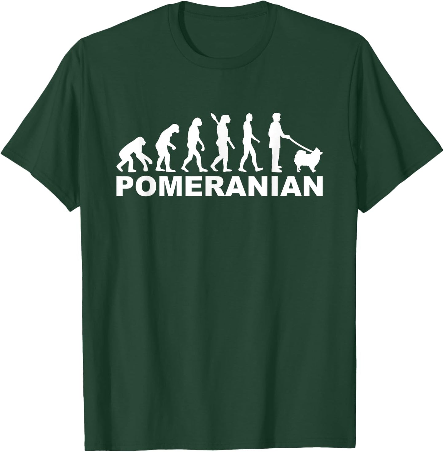 Pomeranian Evolution T-Shirt - T-Shirt | Forest