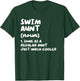 Swim Aunt Definition Funny & Sassy Sports T-Shirt - T-Shirt | Forest