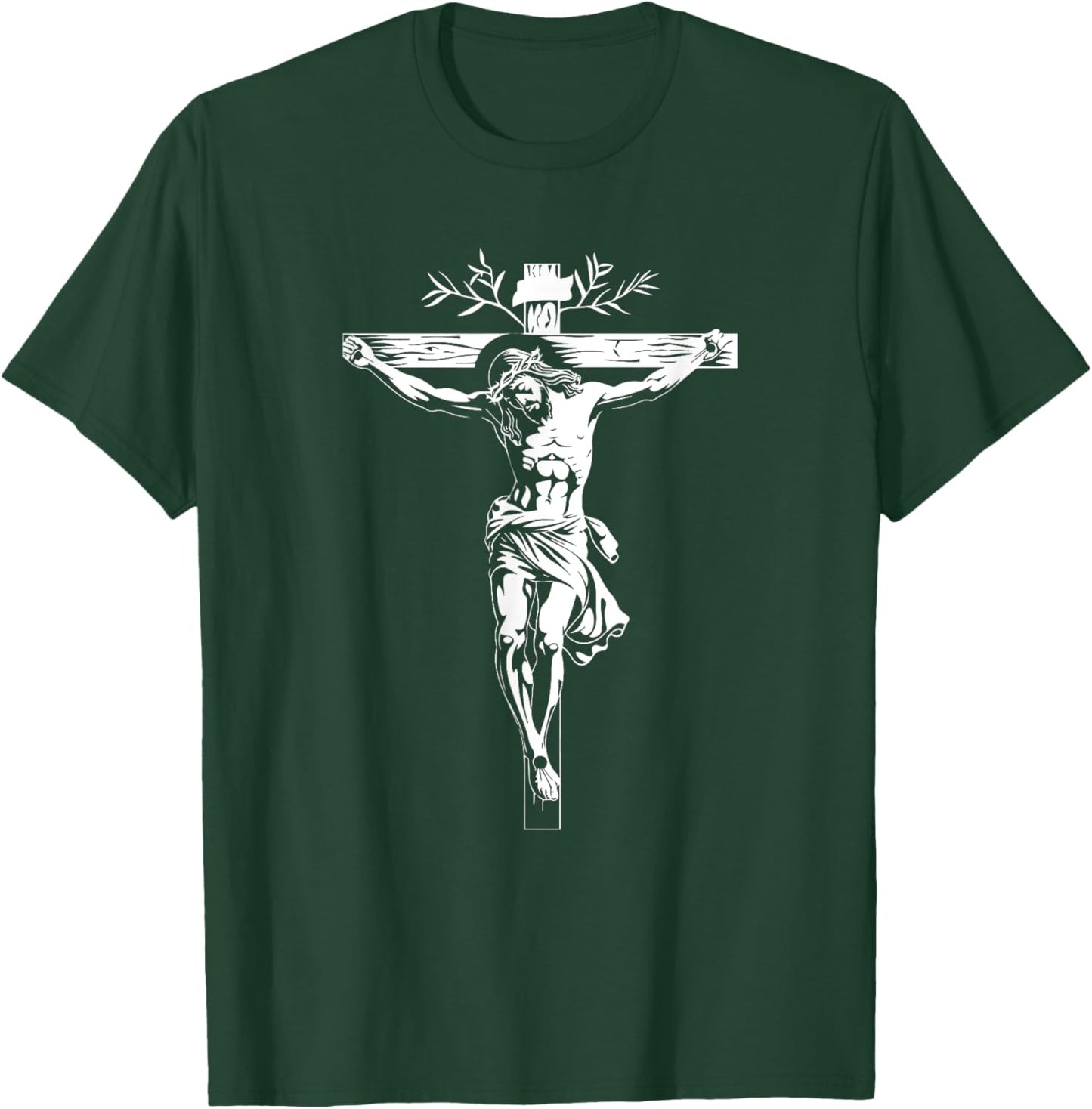 Jesus Christ On The Cross T-Shirt - T-Shirt | Forest
