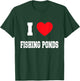 I Love fishing ponds T-Shirt - T-Shirt | Forest