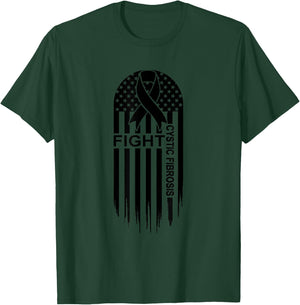 Cystic Fibrosis Awareness Pulmonary Fibrosis Pulmonologist T-Shirt - T-Shirt | Forest