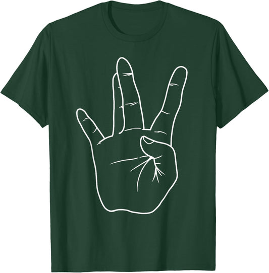 Westside West Coast Hip Hop Hand Sign Old School T-Shirt - T-Shirt | Forest
