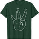 Westside West Coast Hip Hop Hand Sign Old School T-Shirt - T-Shirt | Forest