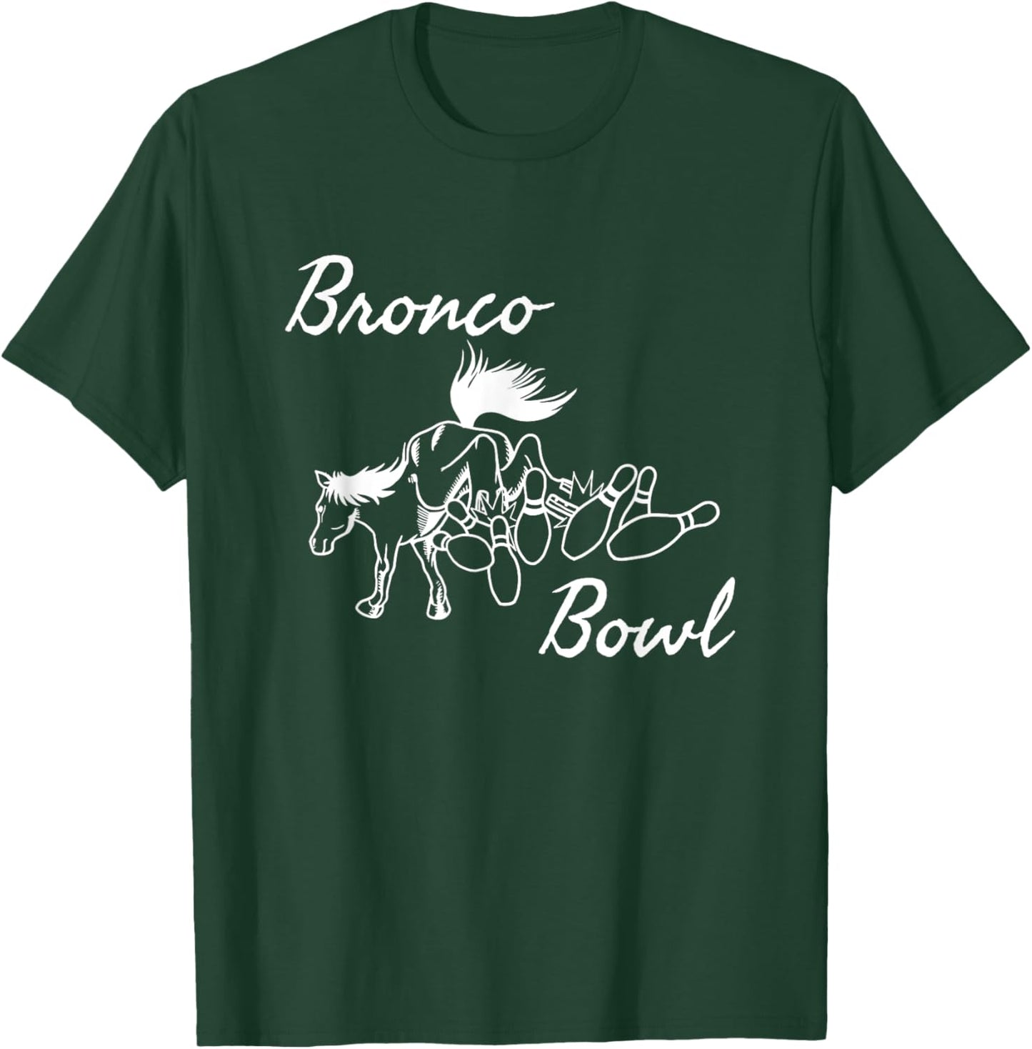 Vintage Dallas Bronco Bowl T-Shirt - T-Shirt | Forest