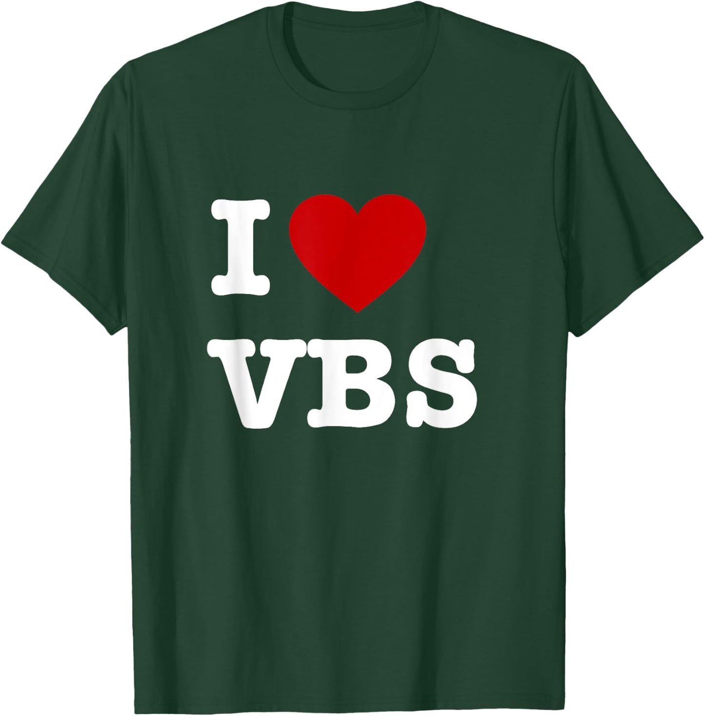 VBS I love Vacation Bible School Christian VBS Church Jesus T-Shirt - T-Shirt | Forest