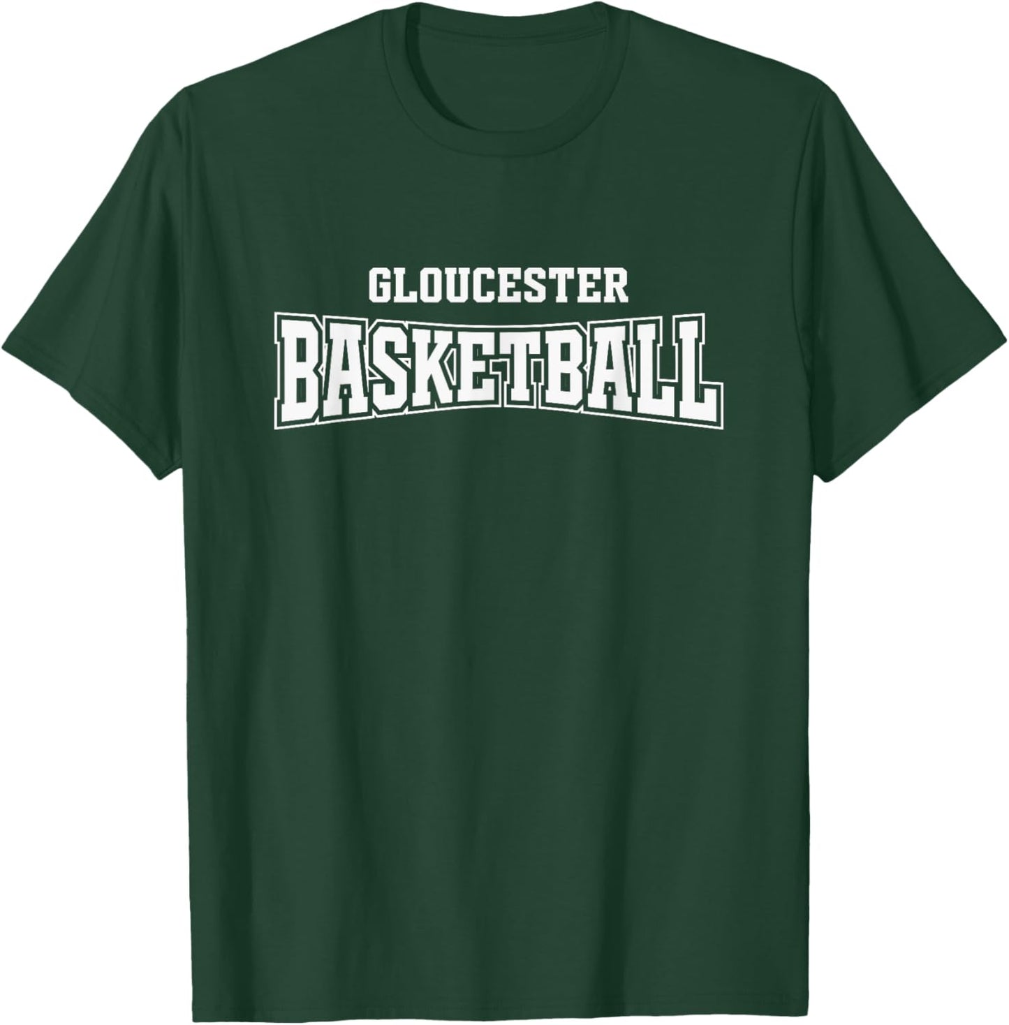 Gloucester High School Basketball Warp HS T-Shirt - T-Shirt | Forest