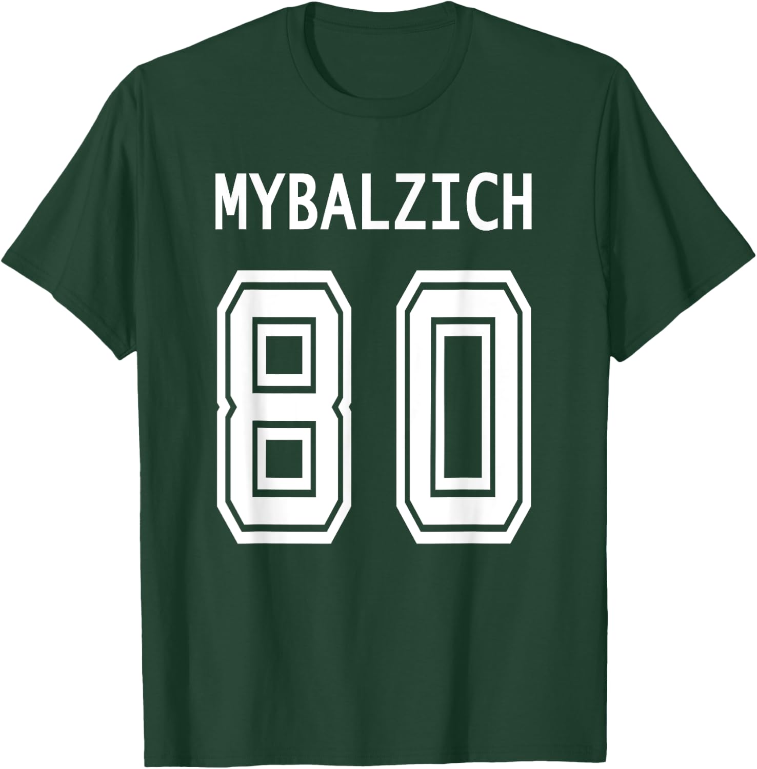 Sports Player Mybalzich 84 Funny Adult T-Shirt - T-Shirt | Forest