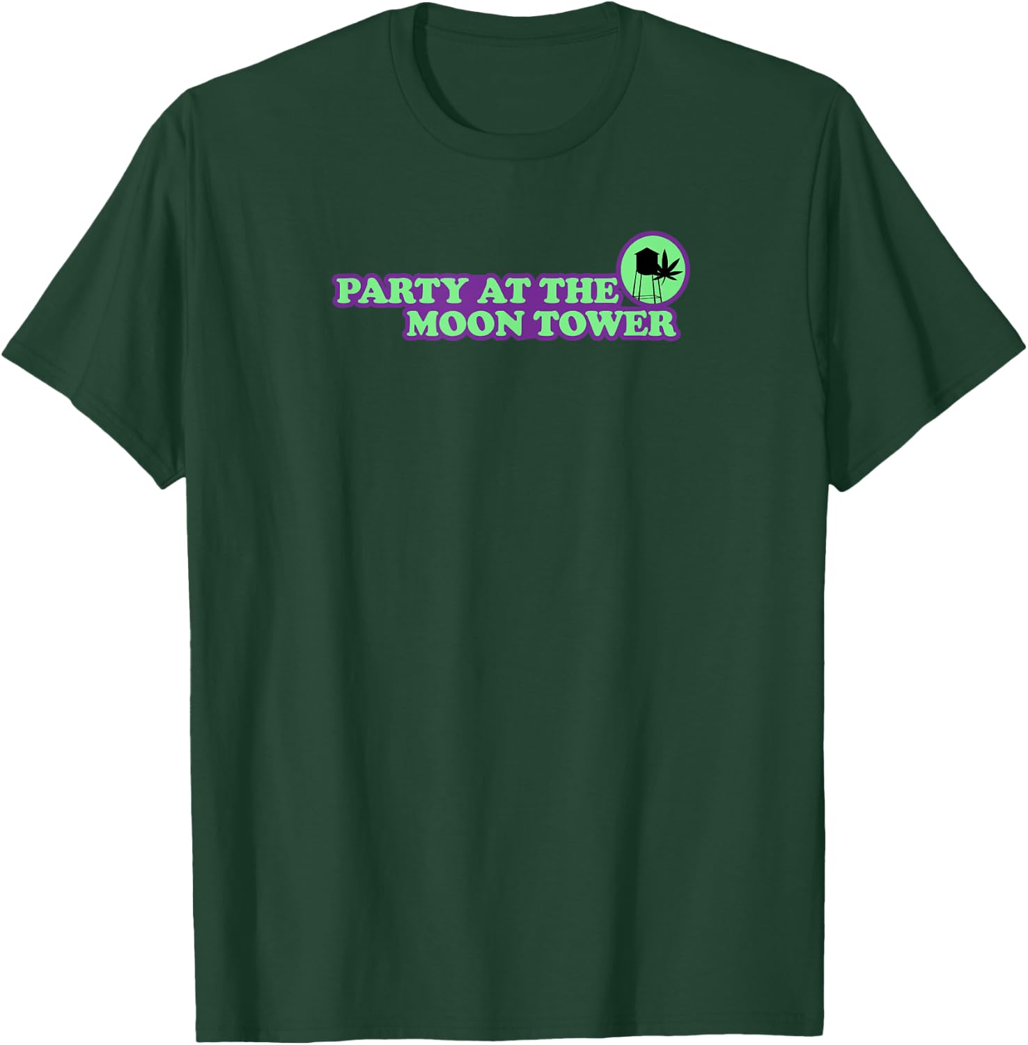 Party at the Moon Tower T-Shirt - T-Shirt | Forest