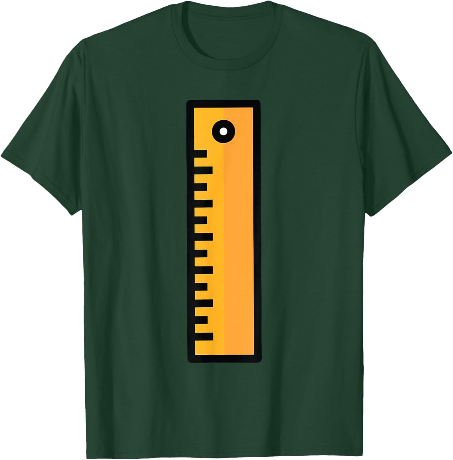 Ruler Halloween Costume for Teachers Students T-Shirt - T-Shirt | Forest