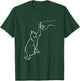 Funny Cat Best Friend Fist Bump Cat Lover T-Shirt - T-Shirt | Forest