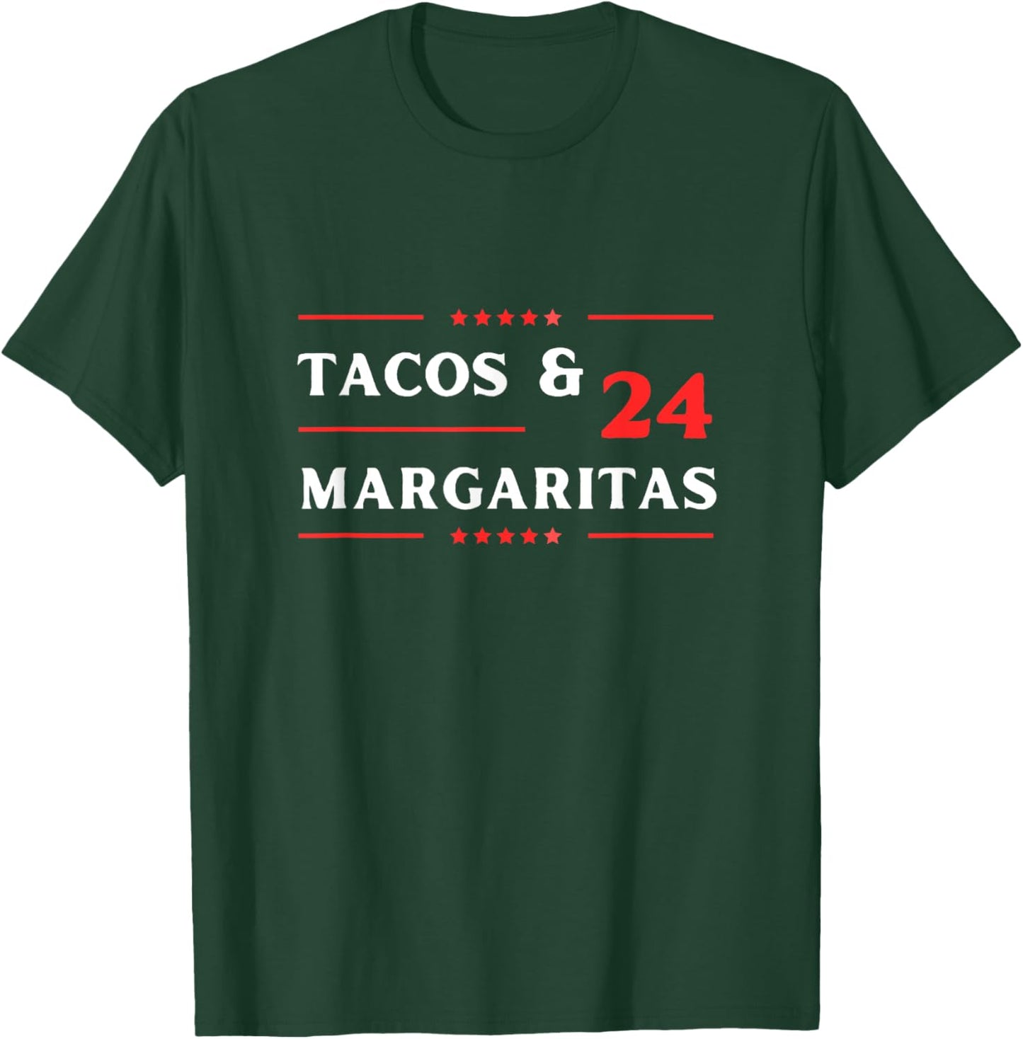 Funny 2024 Election Tacos and Margaritas T-Shirt - T-Shirt | Forest