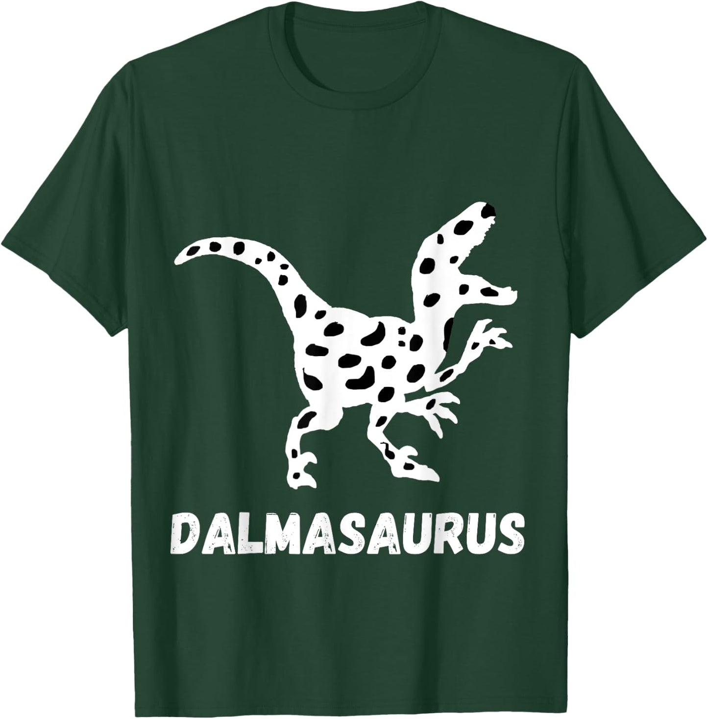 Dalmatian Saurus Funny Dalmatians Dog Dinosaur T- Rex Women Girls Kids T-Shirt - T-Shirt | Forest