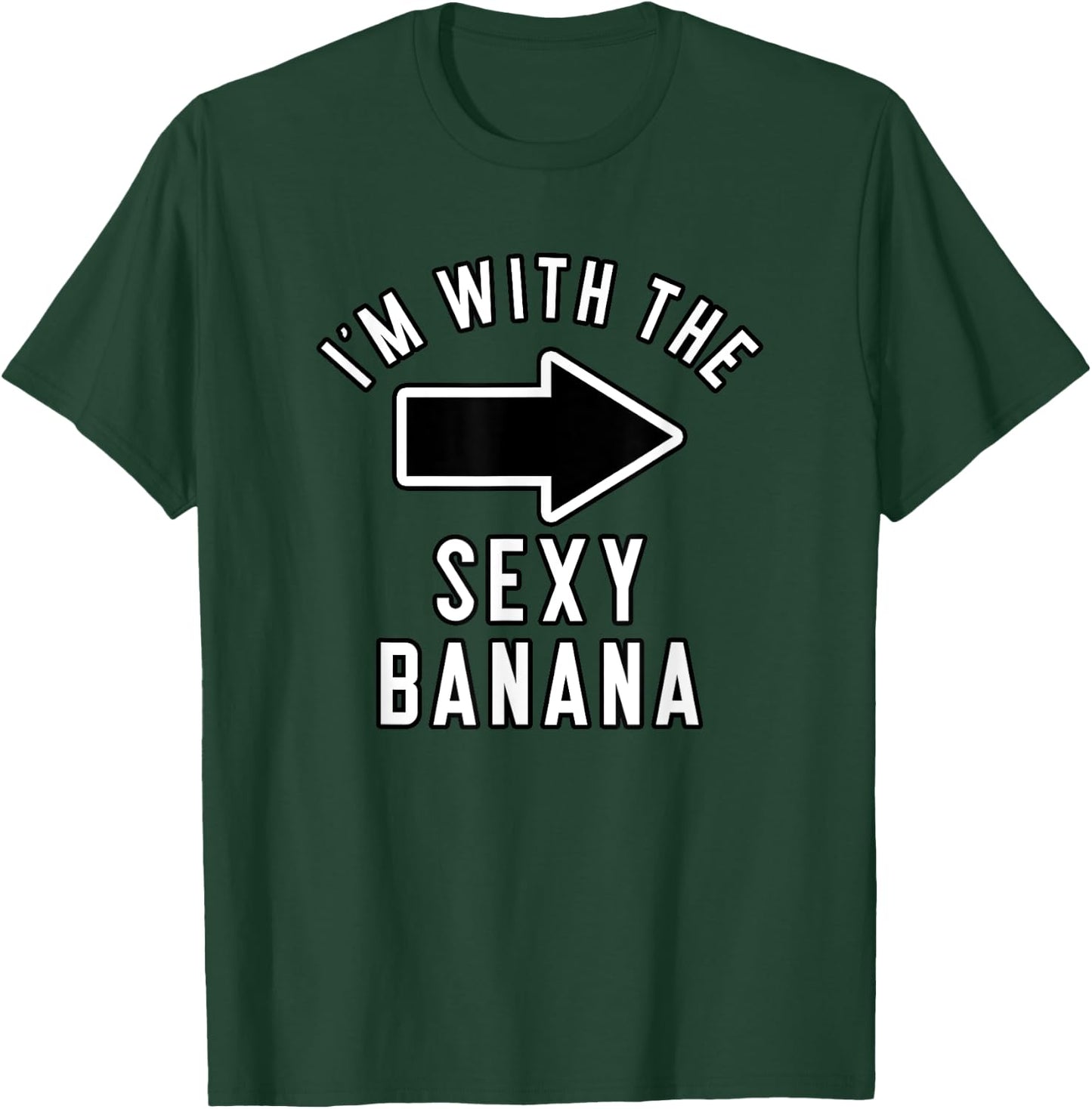 Couples Halloween Costume Shirts I'm with The Sexy Banana T-Shirt - T-Shirt | Forest