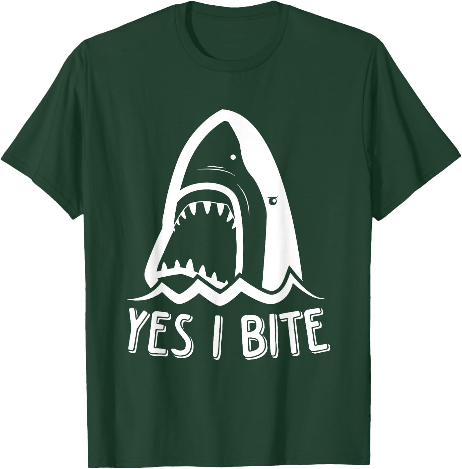 Funny Week Of The Shark Yes, I Bite Shark Kids T-Shirt - T-Shirt | Forest