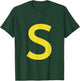 letter S funny chipmunk group matching halloween costume T-Shirt - T-Shirt | Forest