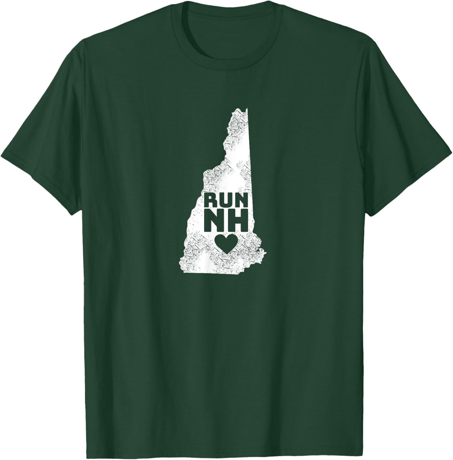 Run NH Love New Hampshire T-Shirt - T-Shirt | Forest