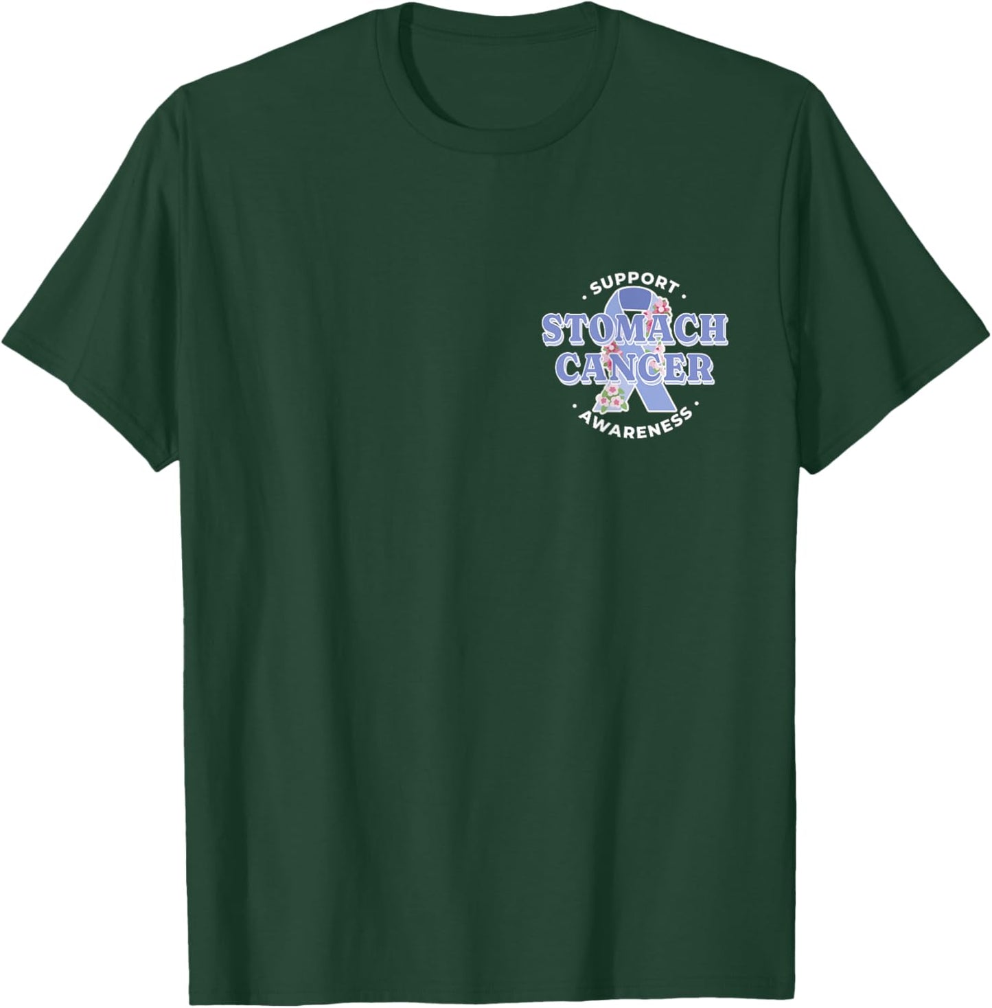 Show Your Support: Stomach Cancer Awareness T-Shirt - T-Shirt | Forest