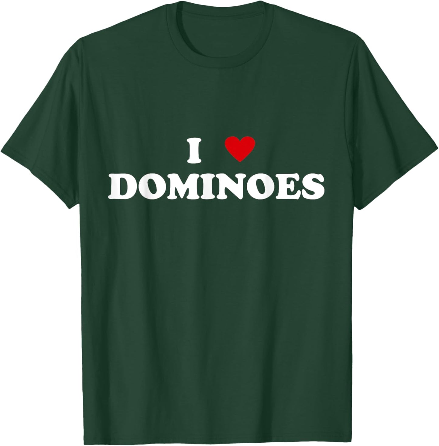 I Heart Domino Player - I Love Dominoes T-Shirt - T-Shirt | Forest