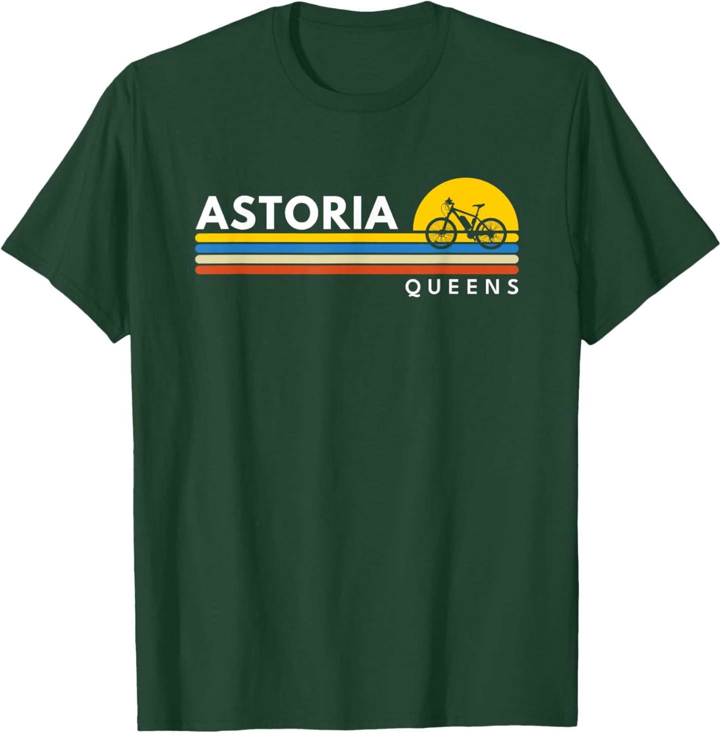 Astoria Queens NY New York Vintage Retro Souvenirs T-Shirt - T-Shirt | Forest
