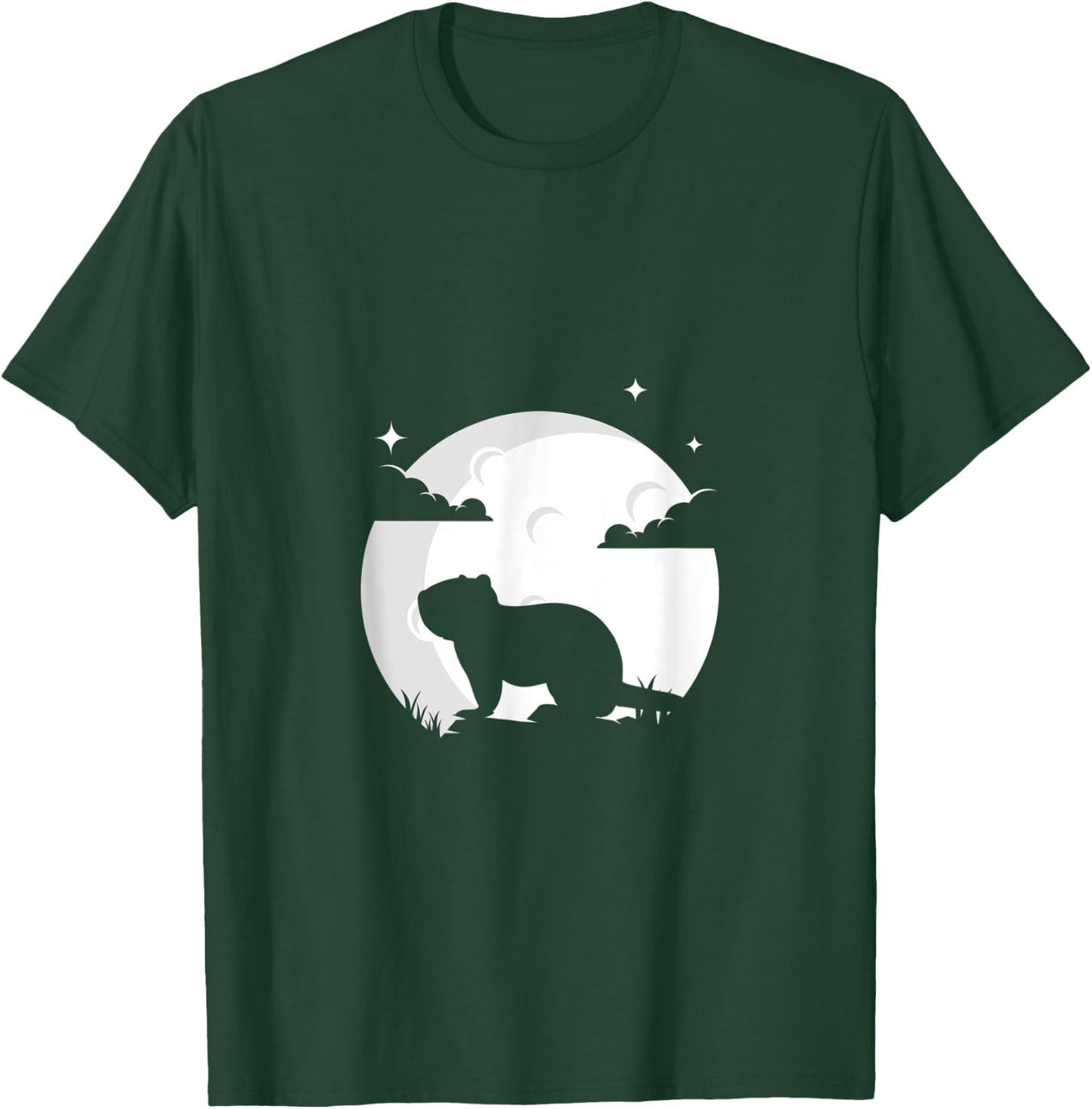 Beaver Moon Beaver Gift Pet Animal T-Shirt - T-Shirt | Forest