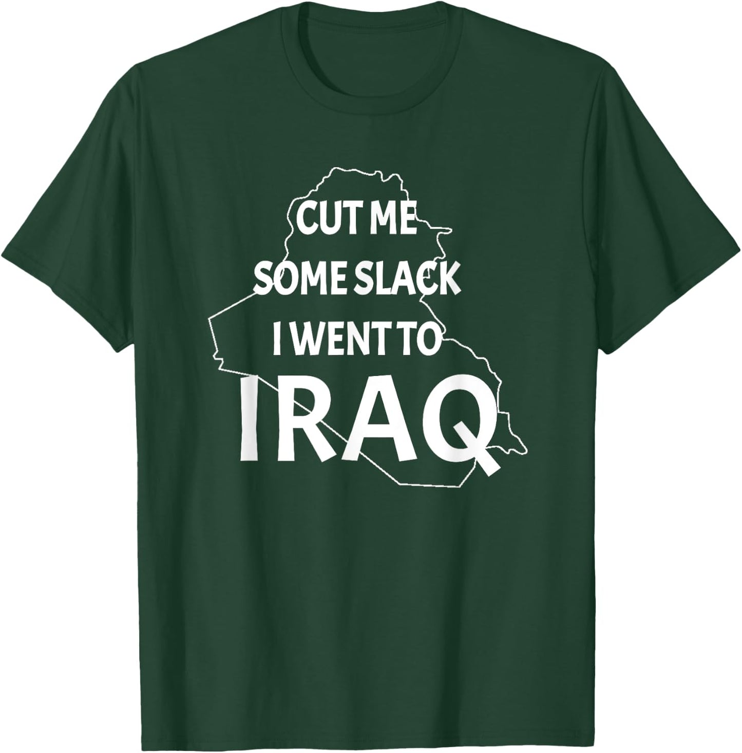 Iraq War Veteran Patriotic OIF Funny Vet Women Men T-Shirt - T-Shirt | Forest