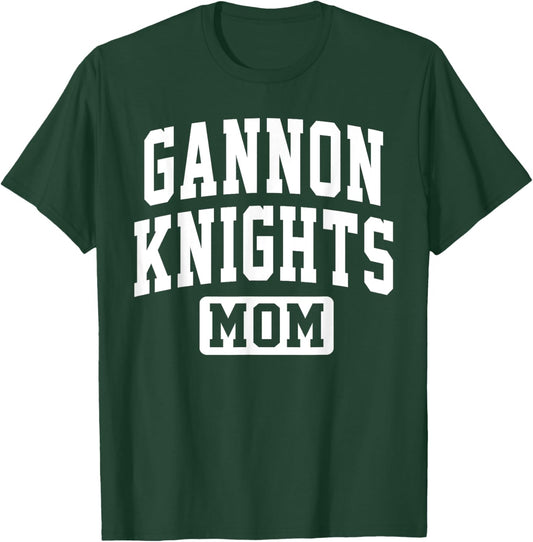 Gannon University Knights Mom Mother Arch Vintage Family T-Shirt - T-Shirt | Forest