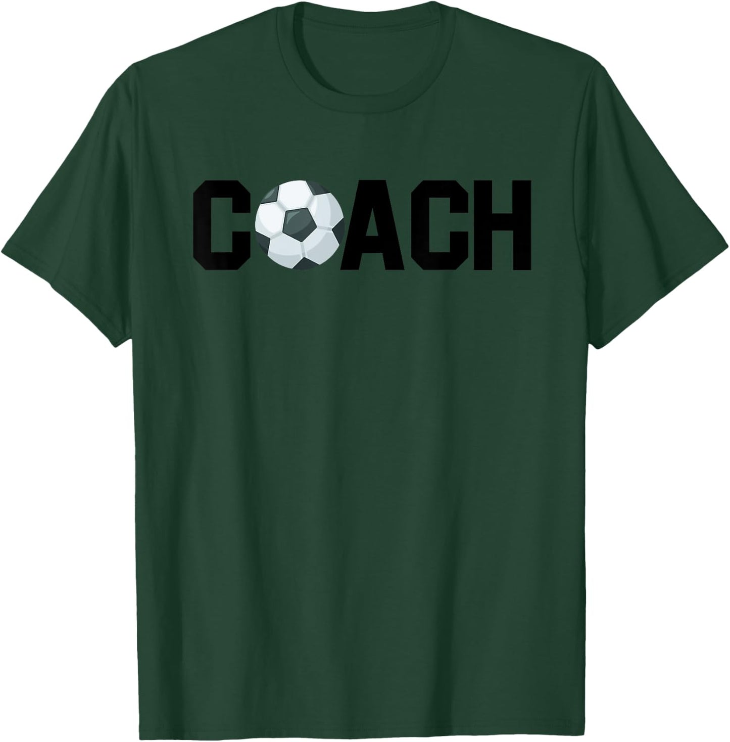 Soccer Coach Funny Football Trainer Baller Field Game Outfit T-Shirt - T-Shirt | Forest