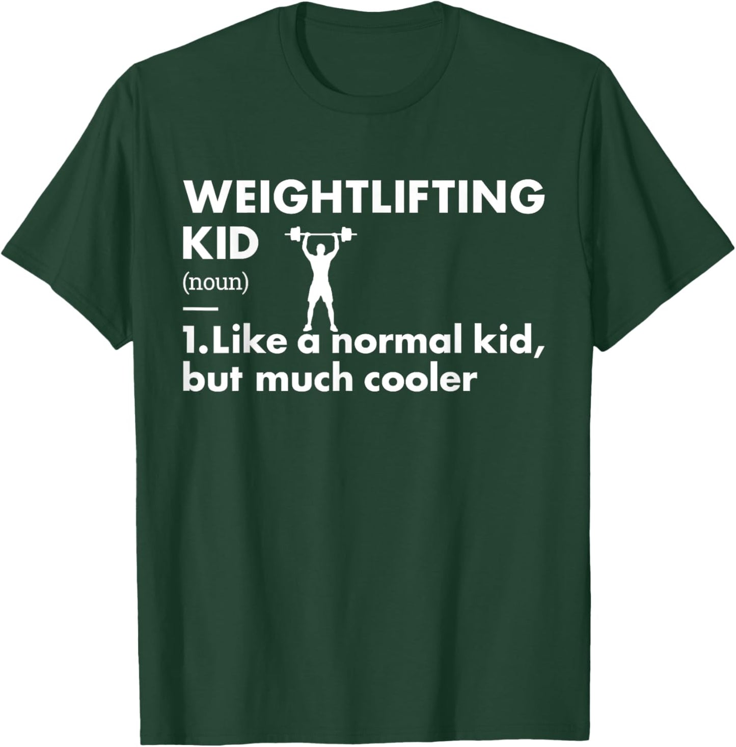 Sport Kid Definition Weightlifting T-Shirt - T-Shirt | Forest