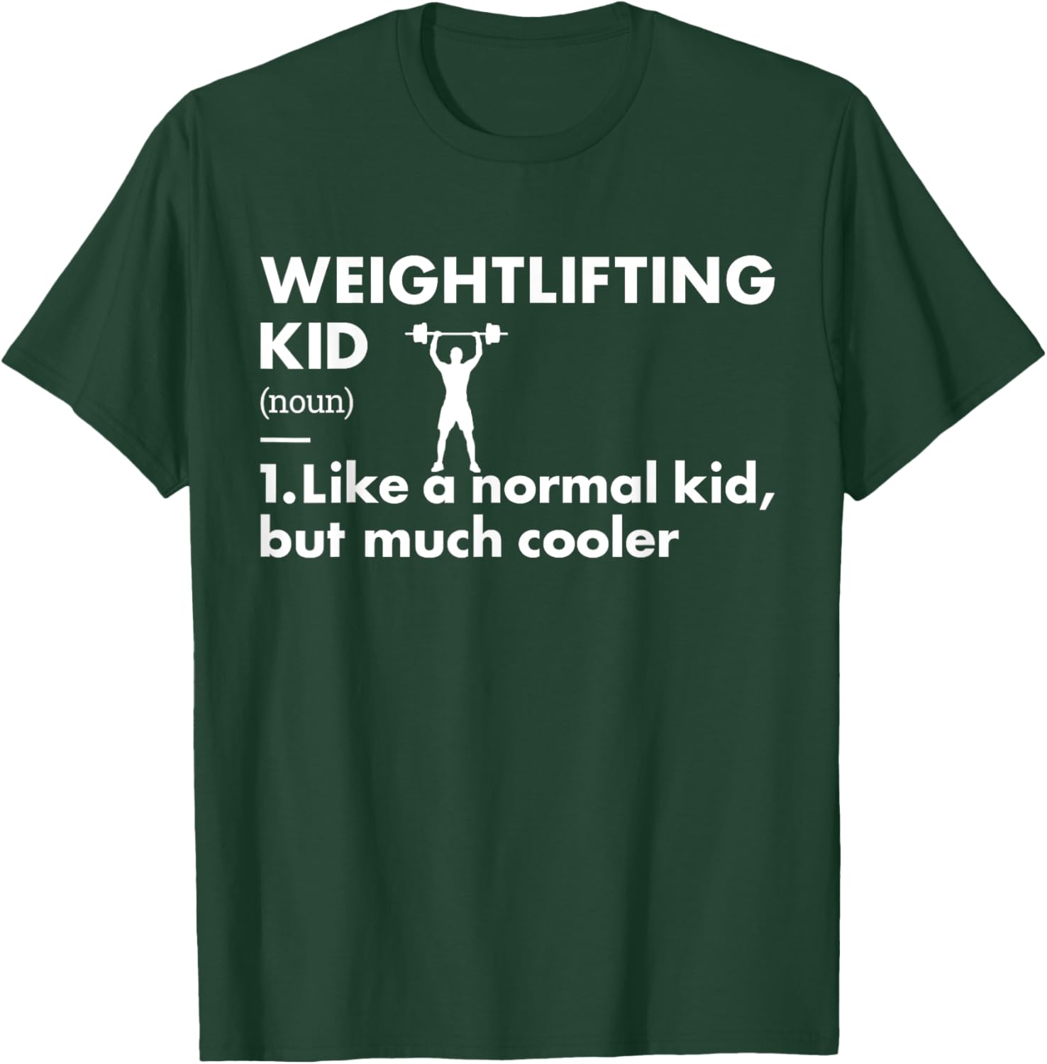 Sport Kid Definition Weightlifting T-Shirt - T-Shirt | Forest