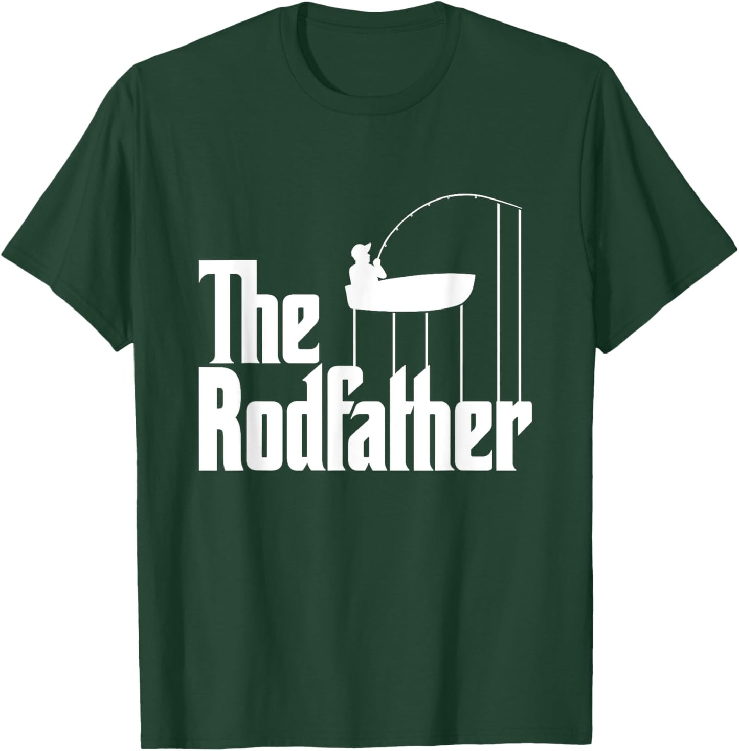 Funny Fishing Meme Of The Rodfather Fishing Rod T-Shirt - T-Shirt | Forest